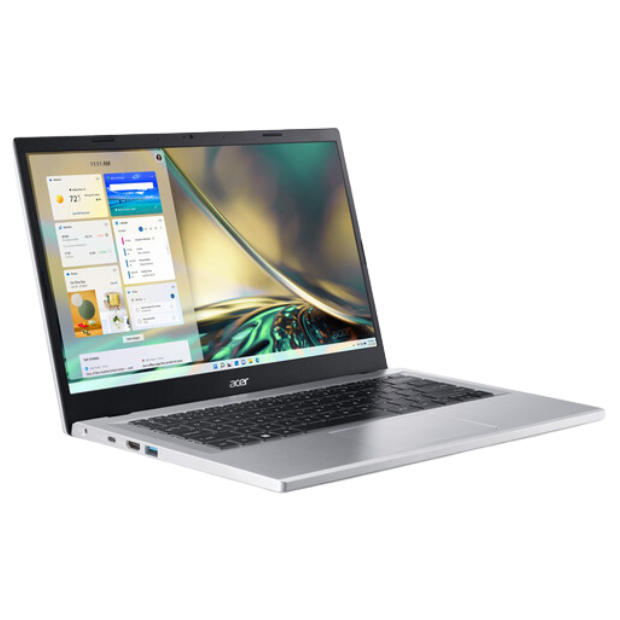 Acer Aspire 3 de 14" con Intel i3 de 8 núcleos, 8GB RAM y 128 SSD NVMe: Rápida, ligera y lista para trabajar